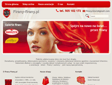 Tablet Screenshot of firany-firany.pl